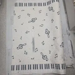 ピアノキルト生地白x50cm