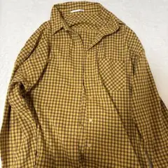 RETRO GIRL チェック柄長袖シャツ