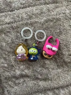 カラフルキャラクター ストラップ3個セット