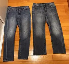 UNIQLO ユニクロ　デニム　ストレート　2枚セット　レディース