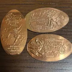 ティンカーベル　ピーターパン　ディズニー　スーベニアメダル