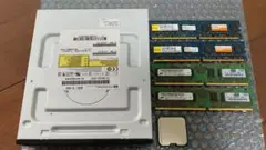 PCパーツセット E7300＋メモリ＋DVDドライブ（送料込み）