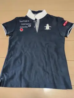 Munsingwear 半袖ネイビー ポロシャツ レディース Mサイズ