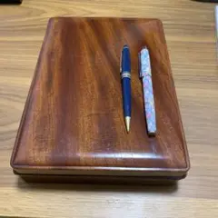 木製文箱と封筒、便箋、ペンセット