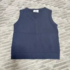 parentsdream ネイビー Vネック ベスト