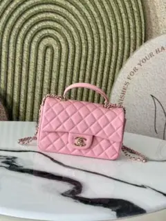CHANEL ピンク ショルダーバッグ