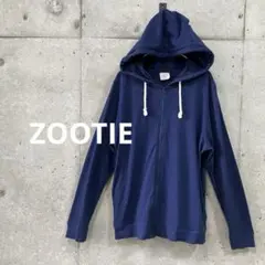 ZOOTIE/ズーティー【L】フルジップパーカー　ドローコード　無地　フーディ