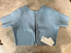 新品　ミスティック　サマーニット　前開けジッパー