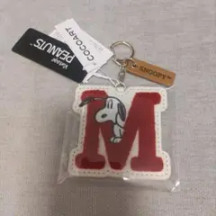 スヌーピー サガライニシャルキーホルダー M
