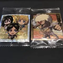 進撃のシールウエハース　2枚セット