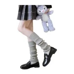 ルーズソックス 厚手 50cm ルーズソックス レッグウォーマー 制服小物