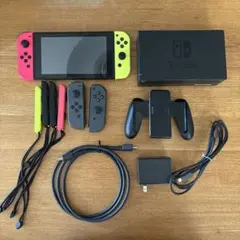 Nintendo Switch 本体セット　ネオンピンク・イエロー