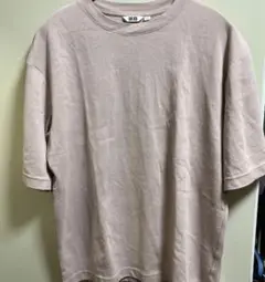 UNIQLO U ピンクベージュ Tシャツ Lサイズ