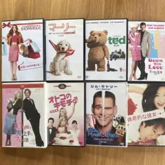 ラブコメディ/ラブストーリー映画など DVD 8作品セット (ケース無し)