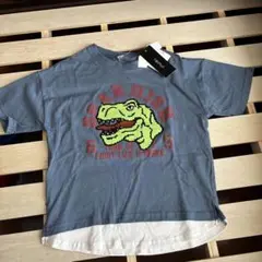 恐竜プリント Tシャツ 130cm