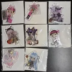 コナミ Pinky Crushくじ C賞 アクリルキーホルダー8個