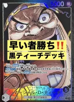 調整パーツ付き‼️早い者勝ち‼️ 黒ティーチ デッキ