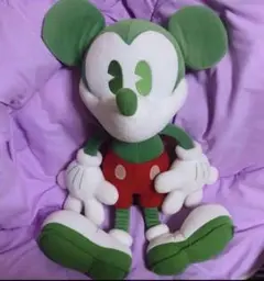 ミッキーマウス ぬいぐるみ クリスマスカラー