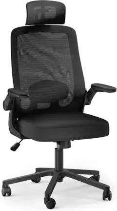 オフィスチェア 椅子 デスクチェア 2Dヘッドレスト 腰サポート 通気性メッシュ