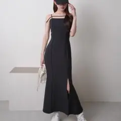 LIP SERVICE サイドシアーマーメイドキャミワンピーース