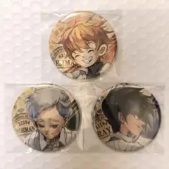 約束のネバーランド展　約ネバ　缶バッジ　エマ　レイ　ノーマン　3個セット