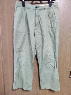 RAGEBLUE ライトグリーン 麻 ストレートパンツ M