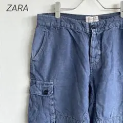 ZARA ハーフパンツ カーゴパンツ ワークパンツ 大きめ ゆったり ストリート
