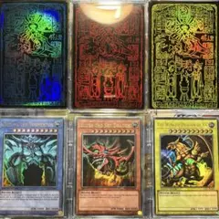 匿名配送　3枚セット 限定スリーブ3枚付き　遊戯王 英語 ウルトラ 三幻神
