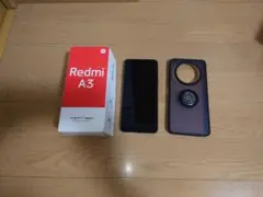 Xiaomi Redmi A3 4GB/128GB 本体 ケース付属