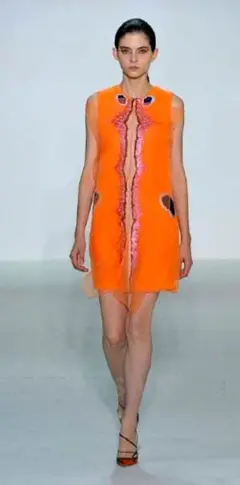 DIOR 2013 SS クリスチャン ディオール ラフ スパンコール シルク