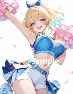 ※A4変更可 AIイラスト 美女 L版サイズ 1点物 E97