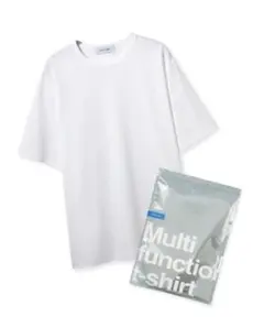 AOURE【汗ジミ軽減×接触冷感】マルチファンクションTシャツ4枚