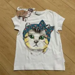 新品未使用　PAUL & JOE 猫イラスト Tシャツ 4歳用