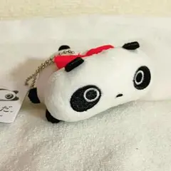 たれぱんだ　リボンマスコットキーチェーン　レッド　ぬいぐるみ　サンエックス