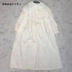 未使用✨ゆめみるナイティ ネグリジェ ワンピース フリル レース ギャザー 花柄