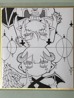 【オリジナル白黒イラスト⑥】真逆の双子