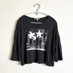 ZARA ザラ　グラフィックT トップス　7分袖　Mサイズ
