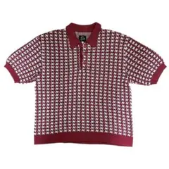 23ss Needles Polo Sweater houndstooth 和紙
