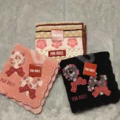 新品未使用タグつき ピンクハウス タオルハンカチセット