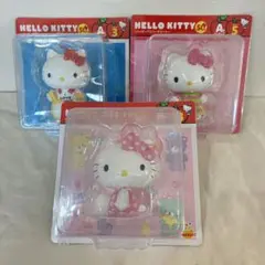 ハローキティhappyくじ　A賞フィギュア　3点セット