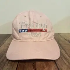 USA 古着 キャップ トランプ大統領 2020 選挙 ピンク コットン y2k