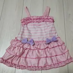すみっコぐらし 水着 ピンク/紫　110センチ