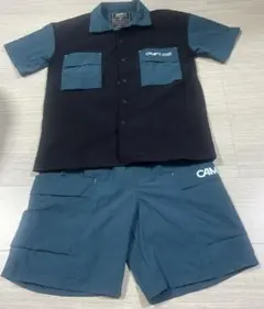 CAMP7 シャツとショートパンツ上下セット セットアップ