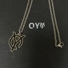 OYシルバーロゴペンダントネックレス