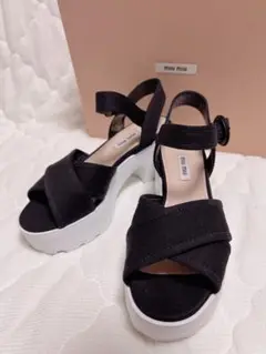 【miumiu】ボリュームソールサンダル✨美品✨