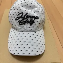 HONMA ドット柄キャップ フリーサイズ(57〜59cm )