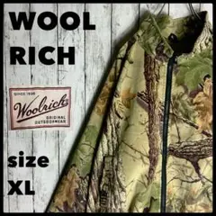 【WOOLRICH】ウールリッチ リアルツリー カモフラ総柄ジャケット▲