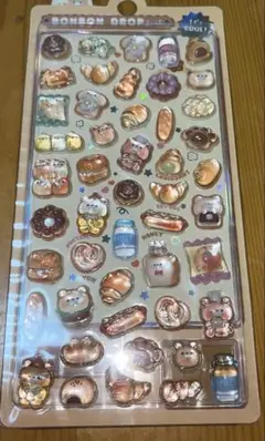 BONBON DROP ボンボンドロップ うるちゅるポップシール パン クマ