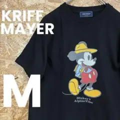 ★KRIFF MAYER★ミッキーマウス★コラボ★Tシャツ★サイズM★黒★