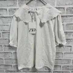 未使用タグ付き☘️ZARA レース　Tシャツ 164センチ